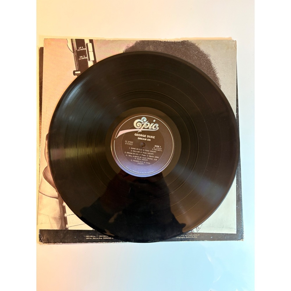 George Duke Dream On Vinyl Record Album Epic FC 37552 LP 1982 Jazz Funk - Picture 3 of 3